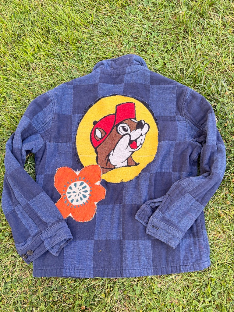 The Beaver Moon Shacket – Upcycled Blanket Jacket | Cozy Sustainable Cottagecore Outerwear