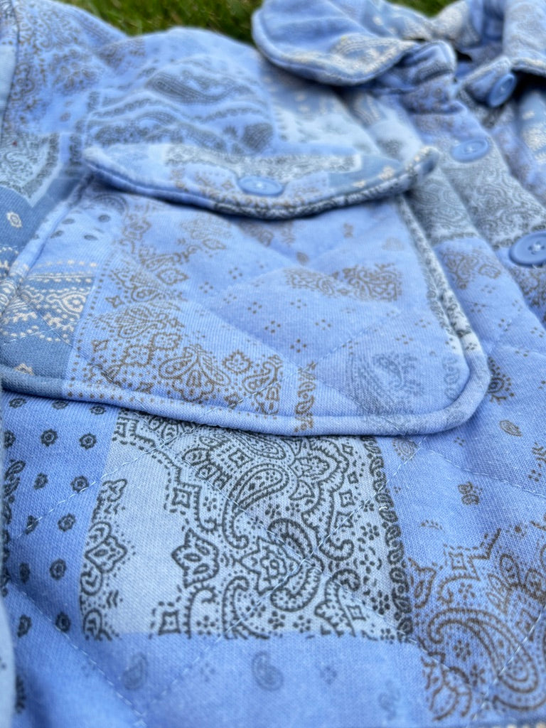 The Eager Beaver Shacket – Upcycled Paisley + 90s Floral Jacket | Handmade Sustainable Outerwear