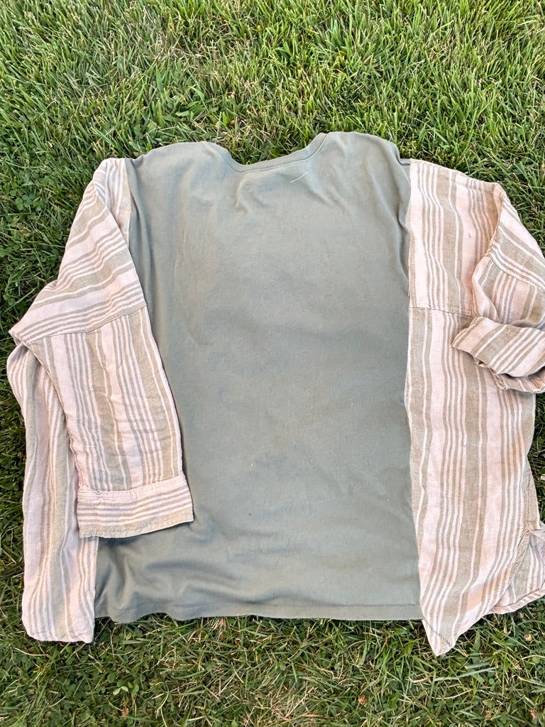 The Music City Shacket – Upcycled Oversized Nashville Jacket | Handmade Sustainable Fashion