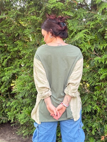 The Music City Shacket – Upcycled Oversized Nashville Jacket | Handmade Sustainable Fashion