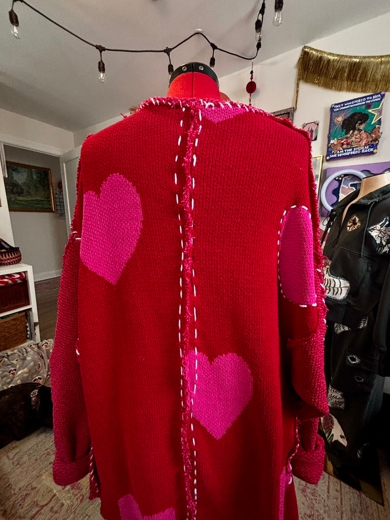 ❤️ Sweetheart Lounge Set | Upcycled Blanket Matching Cozy Set with Pockets