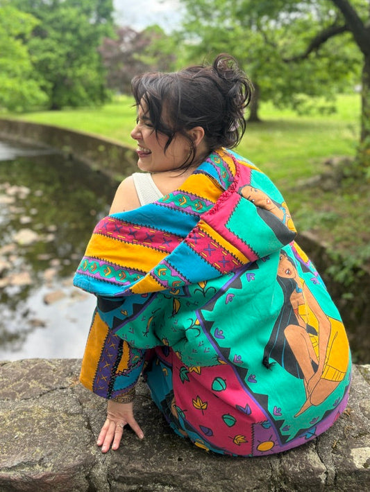 The Riverbend Snug Rug – Upcycled Oversized Sleeping Bag Shacket